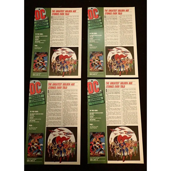 lot of 4 DC Direct Currents (1988) #23